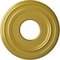 Ekena Millwork Classic Ceiling Medallion (Fits Canopies up to 7 1/4"), 12 3/8"OD x 4"ID x 1 1/8"P, Rich Gold CM12CLRGS - alternate 1
